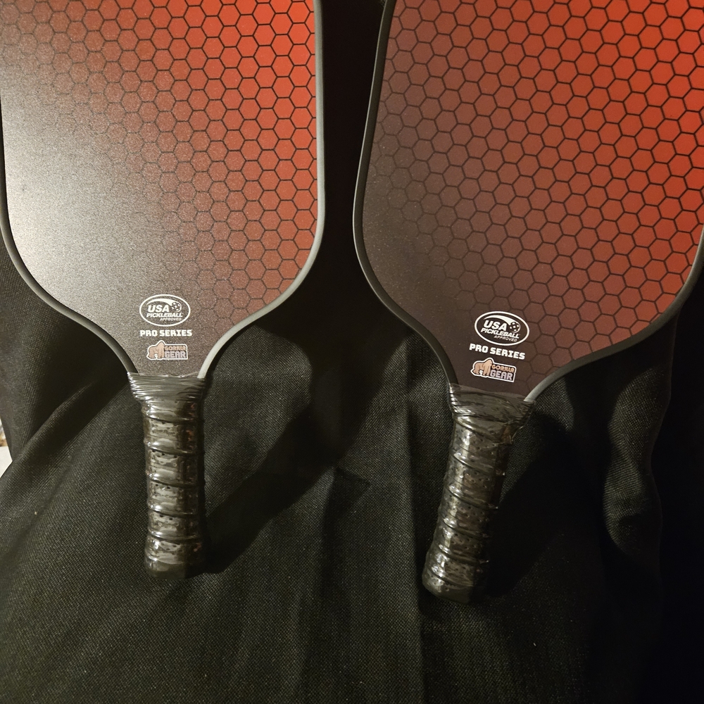 Red and Black Pickleball Paddles